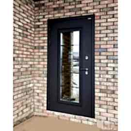 Входная дверь "Чикаго 1 термо со стеклопакетом" выполнена под заказ 