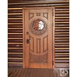 Входная дверь термо выполнена под заказ 