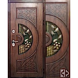 Входная дверь "Луна" (атмосферостойкий VINORIT, патина)