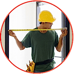 замер проема под входную дверь